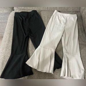 Toddler (2T) flare ribbed pants